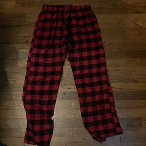plaid pj pants